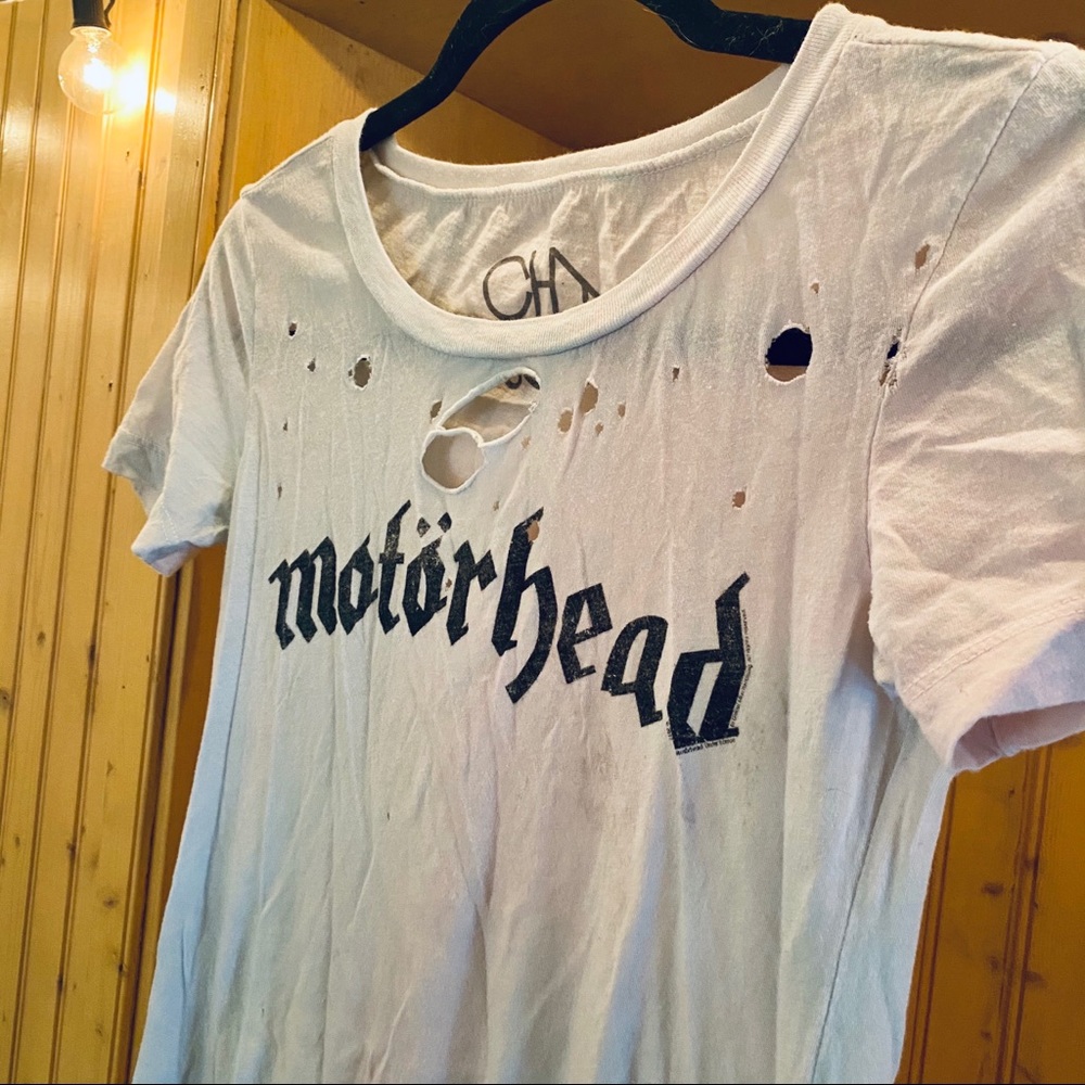 Motörhead distressed White Graphic Tee - Picture 3 of 5